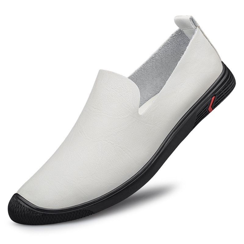 Loafers Overalls Round Head Driving Casual Shoes Large Size Shoes_vogvips.com