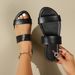 Women's Flat Slippers - New Spring/summer Collection - Solid Color, Round Toe, Slip-on Casual Sandals_vogvips.com