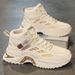 Men's High-Top Breathable Sneakers Fashion Casual Chunky Dad Shoes With Mesh Upper & Rubber Sole For All Seasons Casual Dad Shoes Men_vogvips.com