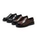 2025 Summer New Youth Round Toe British Style Versatile Low Heel Casual Slip-On Leather Shoes_vogvips.com