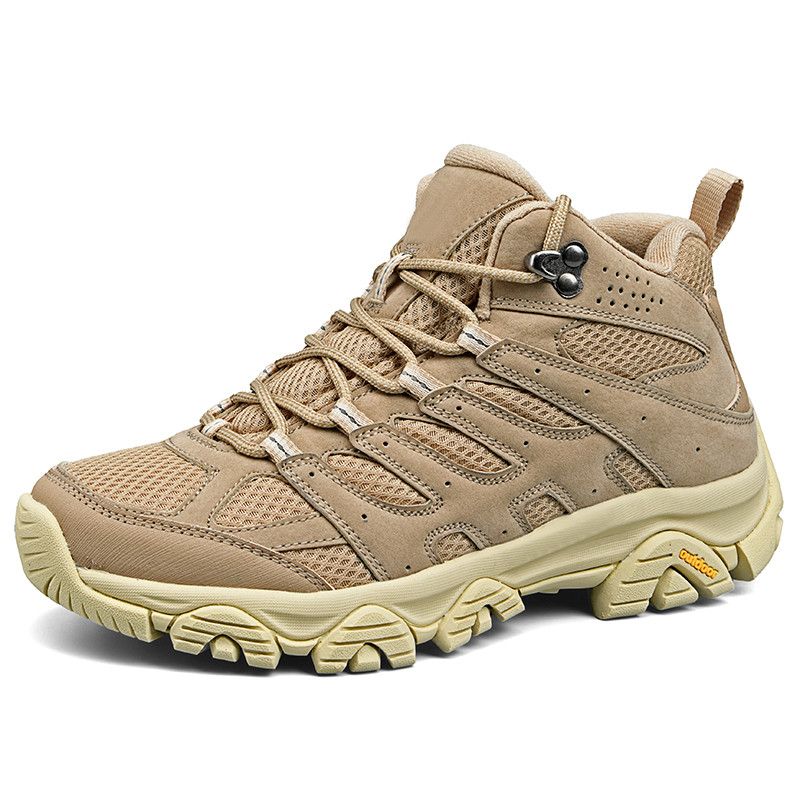 Hiking Shoes Men Outdoor Comfortable Lace-up Anti-slip Wear-resistant Men Low-top Men Shoes Breathable Casual Sports Shoes Men_vogvips.com