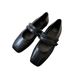 Soft Leather~Vintage Flat-soled Velcro For Women, 2026 Spring New Versatile Comfortable Mary Jane Leather Shoes_vogvips.com
