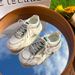 Spring New Sports Dad Shoes Thick Bottom Women's Korean Edition Color Blocked Lace Up Casual Running Single Shoe_vogvips.com