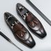 Men's Shoes Luxury Tassel Leather Shoes Formal Shoes For Men Oxfords Male Wedding Party Office Business Slip-On Driving Shoes_vogvips.com