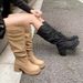 French Style Petite Slouch Women 2023 New Chunky Heel Over-the-Knee Slimming Long Boots_vogvips.com