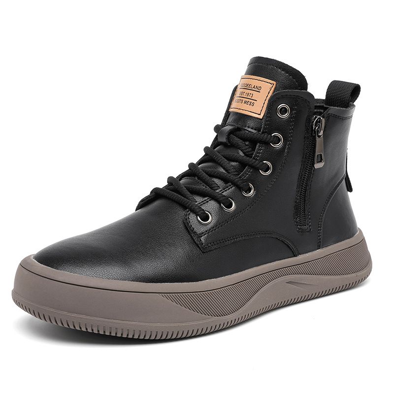 Martin Boots Thick-soled Heightening Retro Short Boots Men's Boots_vogvips.com