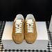 Retro Sneakers With Suede Soft Sole And Lace Up Low Cut Casual Shoes, Classic And Versatile_vogvips.com