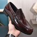 Men's 2025 New Spring Genuine Loafers Men's Business Casual Leather Shoes, One Foot Lazy Bean Trendy Shoes_vogvips.com