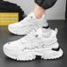 Spring New Breathable Little White Men's Korean Edition Trendy Versatile Inner Elevated Sports Casual Dad Shoes_vogvips.com
