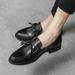 Spring Leather Trendy British Style Brogue Carved European Version Hairstylist Men's Shoes Large Size 46_vogvips.com