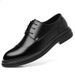 Men's Genuine Leather Oxford Dress Shoes Comfortable Wedding Formal Shoes_vogvips.com