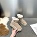 Versatile thick soled short boots, French style new fur worn as outerwear, summer snow cotton shoes, warm and plush_vogvips.com