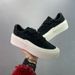 Putian LABCOURT Thick Soled Women's Board Height Increasing Leather Casual Couple Shoes, Black And White Versatile_vogvips.com
