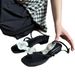 Lancui Edition ~ Niche Vacation Style One-Strap Floral Chunky Heel Sandals For Women Square Open Toe Dress Soft Leather_vogvips.com