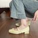 Mary Jane Women's Shoes Bow Word With Thick Heel Light Mouth Single Shoes_vogvips.com