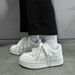 Women's Hong Kong Style Harajuku Retro Casual Loaf Shoes Korean Trend Street Photography Sneakers With Thick Soles_vogvips.com