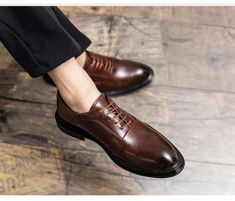 Suitable For All Seasons 2024 Genuine Leather Authentic Men's Four Seasons Super Soft Breathable Korean Style Versatile Cowhide Casual Trendy_vogvips.com