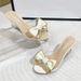 Fairycore Crystal Bow Slides Korean Summer Wedge Sandals For Women Elegant Rhinestone Decor Comfortable Platform Heels_vogvips.com