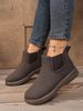Cross Border Foreign Trade Winter Velvet Women's Cotton Shoes, Warm Mother's Shoes, Flat Bottomed Comfortable Versatile Short Boots, Anti Slip Snow Bo_vogvips.com