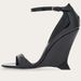 Women's Elegant Round-Toe Peep-Toe Wedge Sandals With Patent Leather Straps - Light Luxury Summer High Heels For Casual & Party Wear_vogvips.com