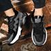 New Summer Breathable Soft-soled Running Shoes Men, Casual, Trendy And Versatile Thick-soled Height-increasing Dad Shoes_vogvips.com