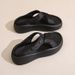 Women's Thick-soled Platform Slippers Summer 2026, Suitable For Wearing With Skirts, Embroidered Casual Beach Slide_vogvips.com