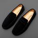 Suede Leather Mens Loafers Fashion Walking New Comfy Man Drive Flats Classic Original Style Men Casual Shoes Moccasins_vogvips.com