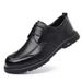 Casual men's leather soft soled dad shoes_vogvips.com