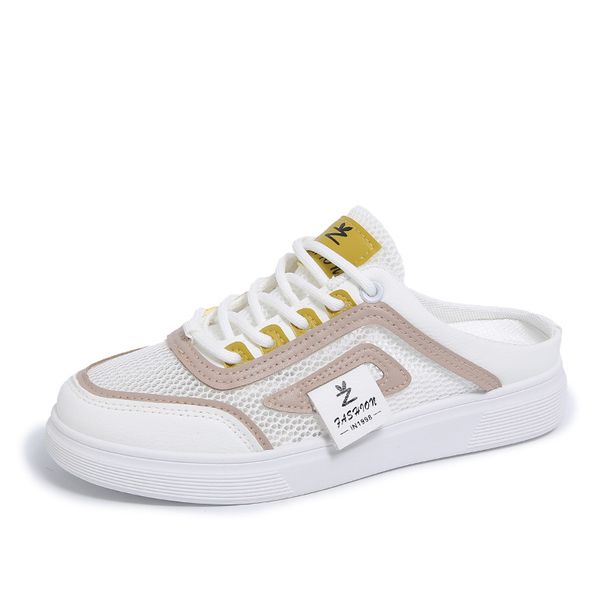 Tide Half To White Shoes Schoolgirl Casual Shoes Board Shoes Internet Celebrity Street Shot_vogvips.com