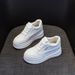 Inner Height-increasing Small White Shoes Women's Muffin Shoes Platform Casual Board Shoes Full Leather Women's Shoes_vogvips.com