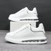 Men's Air Cushioned White Sneakers Casual Height Increasing Fashionable Versatile Thick Soled Trendy Shoes Spring 2026 Unisex_vogvips.com