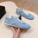 In Stock 2026 New Model Genuine Leather German Training Round Toe, Patchwork, Lace-Up Casual Shoes, Spring And Autumn_vogvips.com