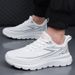 2025 Summer Autumn Mesh Shoes For Men Breathable Solid Color Sports Shoes Male Fashion Casual Lace New Designer Sneakers Man_vogvips.com