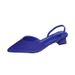 Baotou For Women 2023 New Summer Simple Pointed Toe Square Sandals High Heel Thin Strap Fashion Women's Single Shoes_vogvips.com