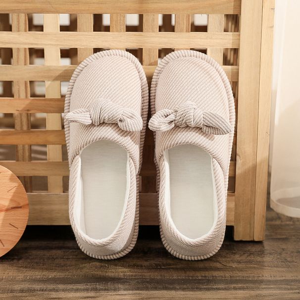 Maternity Shoes Spring Summer Thin Style Postpartum Supplies June July Soft Sole Covered Heel Thick Sole Breathable Home Cotton Slippers_vogvips.com