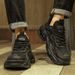 Men's Breathable Casual Sneakers With Air Cushion, Lightweight Rubber Sole, Round Toe, Low-Top Design For Summer, Tennis, And Everyday Wear_vogvips.com