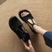 2026 Summer New Women's Flat Sandals, Fashion T-Strap Braided, Casual Comfortable Non-Slip Beach Shoes For Ladies_vogvips.com