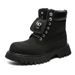 Rhubarb Boots, Thick-soled Heightening Martin Boots, Men's High-top Retro Boots, Men's Boots._vogvips.com