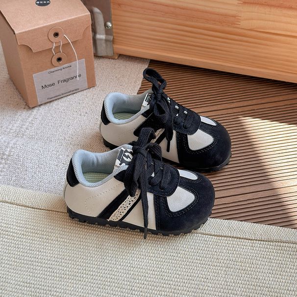 Girls' College Style Casual Sneakers 2026 Spring And Autumn New Trendy Brand Lightweight Breathable Boys' Training_vogvips.com