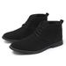 Men's Classic Pointed Toe Ankle Boots - Genuine PU Leather Low-Cut Martin Boots For Men (Size 39-46) - Stylish & Durable For Winter_vogvips.com