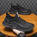 Breathable Knit Men's Casual Sneakers With Anti-Slip Soft Sole Lightweight Mesh Summer Shoes For Walking Comfort Mesh Thin Casual Shoes_vogvips.com
