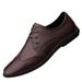 Men's First-layer Casual Shoes, Small Leather Shoes, Men's Soft-soled Men's Shoes_vogvips.com