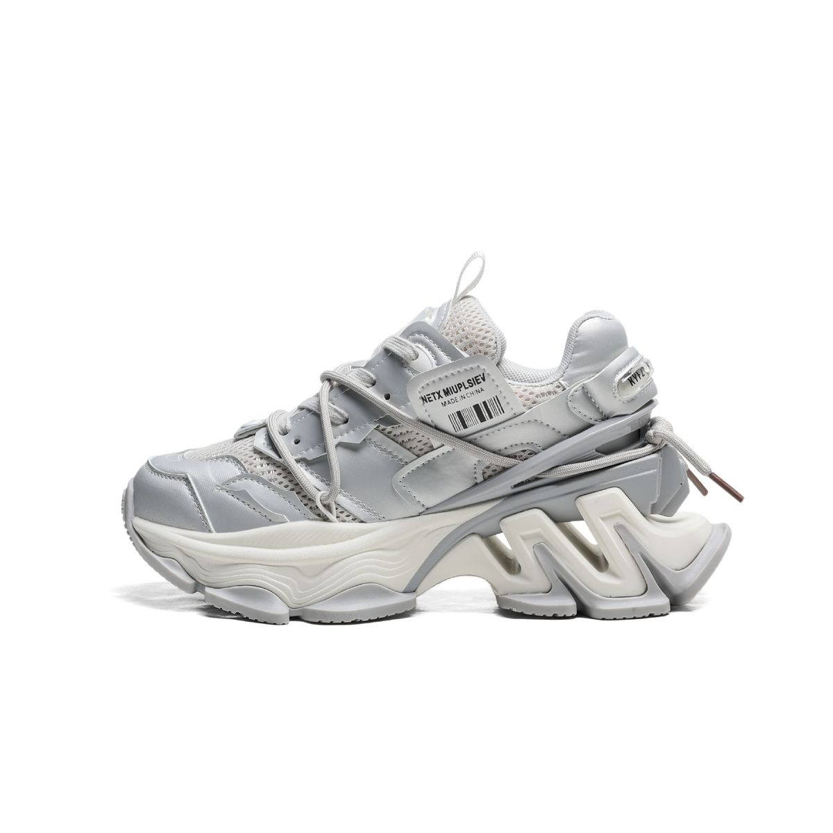 Niche 2023 Autumn New Thick Soled Lightweight Cool Dad Shoes For Women's Casual, Comfortable And Breathable Leather_vogvips.com