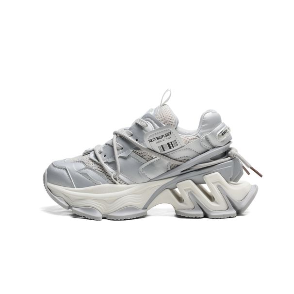 Niche 2023 Autumn New Thick Soled Lightweight Cool Dad Shoes For Women's Casual, Comfortable And Breathable Leather_vogvips.com