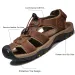 Genuine Summer Men's Outdoor Water Shoes Leather Sandals For Men_vogvips.com