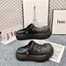 Summer New Mic Key Big Toe Clog Women, Thick-Soled Height-Increasing Closed-Toe Half-Slip Sandals, Outdoor Beach Lazy_vogvips.com