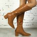 326-10 Long With Pointed Toes Thick Heels, Comfortable And Elegant Fashion Style, Warm Women's Boots_vogvips.com