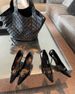 Park Chae Young Rose Same Black Patent Leather High 2025 New Model Mature Style Diamond Buckle Square Toe Stiletto Heels_vogvips.com