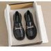 Loafers Women's Flat Bottom With Skirt One Pedal Lazy Small Leather Shoes Women_vogvips.com