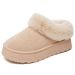 Snow New Style Fleece-Lined Thickened Short Fashionable Versatile Soft Sole Boots Women's Cold-Proof Warm Cotton Shoes_vogvips.com